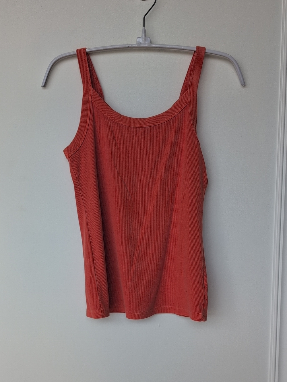 Old Navy Rust Coral Ribbed Tank Top
